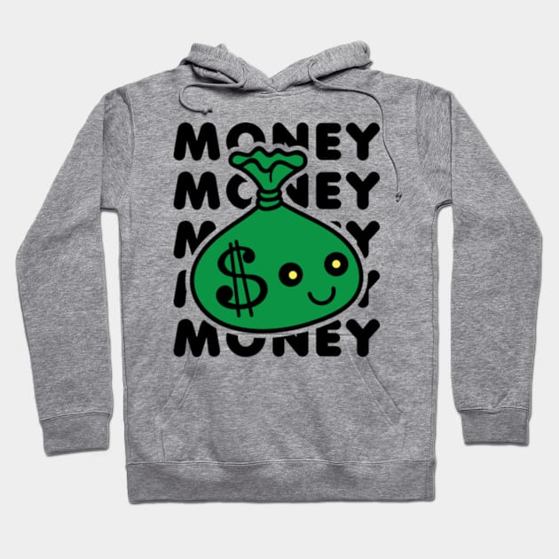 Funny Money bag Hoodie by Emma Creation